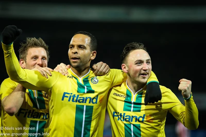 Opstelling tegen Sparta Rotterdam