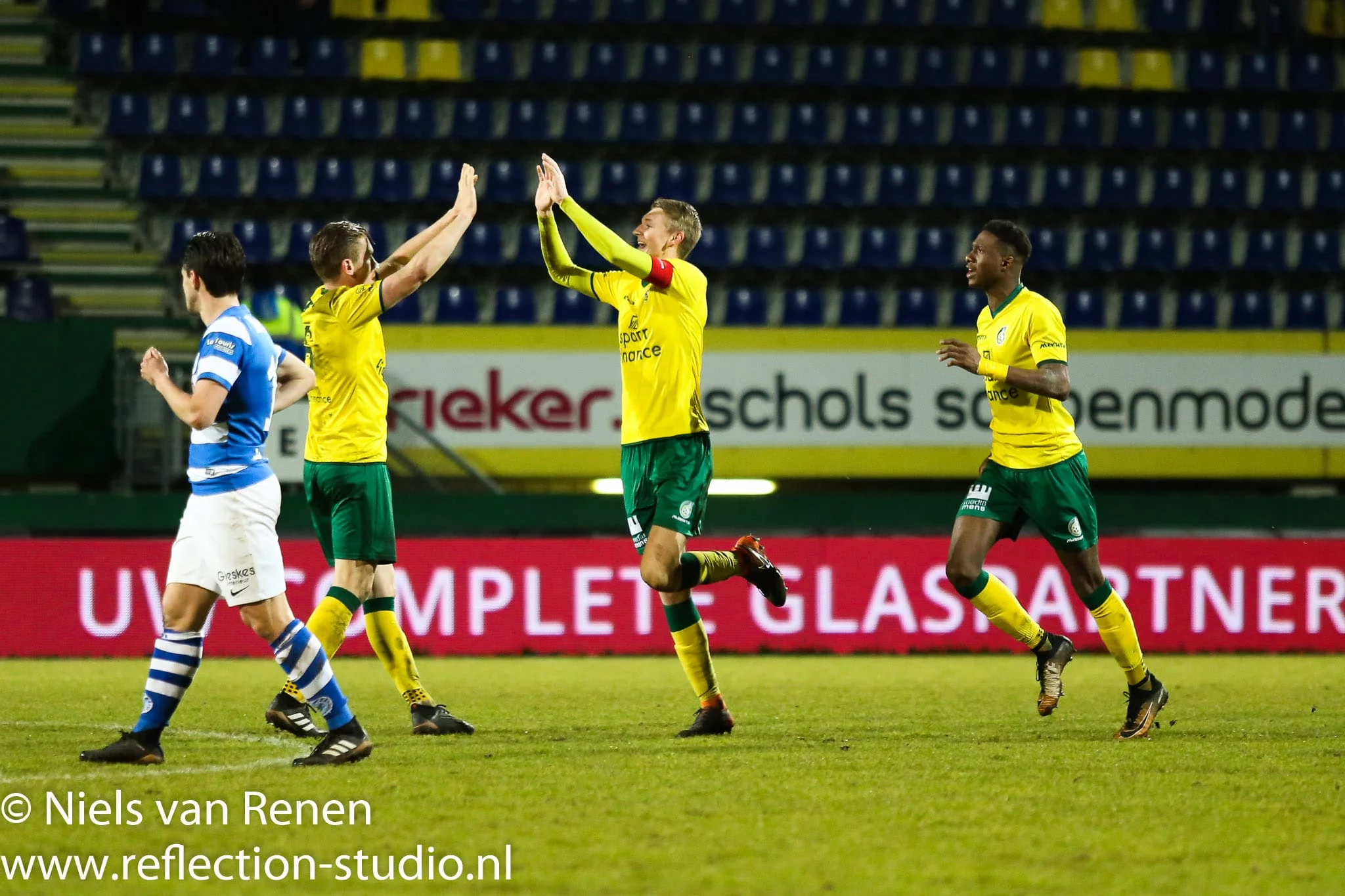 Opstelling tegen De Graafschap