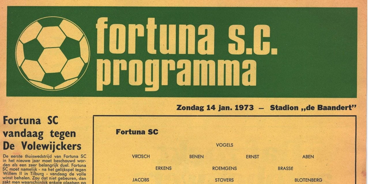 Fortuna en haar programmaboekjes