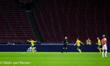 Opstelling tegen Ajax